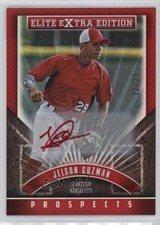 2015 Panini Elite Extra Edition Prospects Red Ink 12/23 Jeison Guzman Auto 0y5l