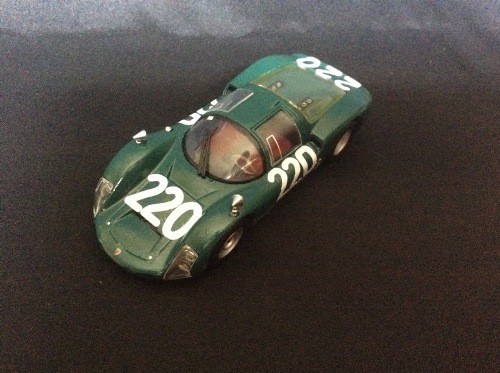 Porsche 906 Carrera 6 Miniature 1:43 ALO Targa Florio 1966 Voiture Course Résine