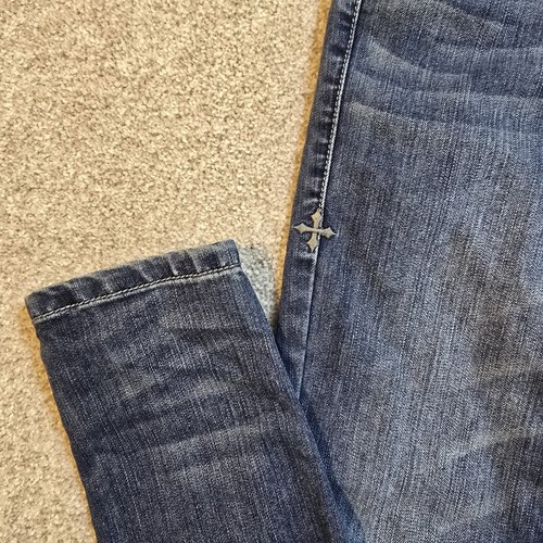 Affliction Black Premium Raquel Blue Denim Jeans Skinny Stretch Women's Size 26 - Picture 4 of 19