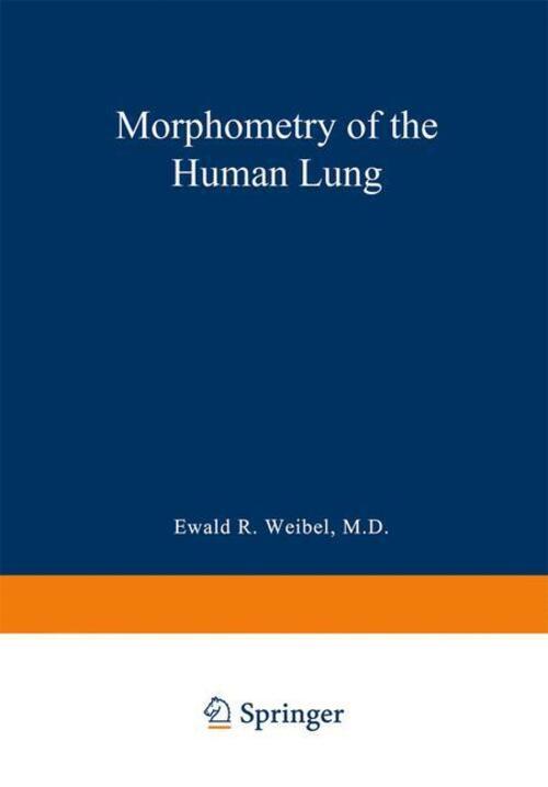 Thumbnail - Morphometry Of The Human Lung Ewald R. Weibel Taschenbuch Paperback Xi