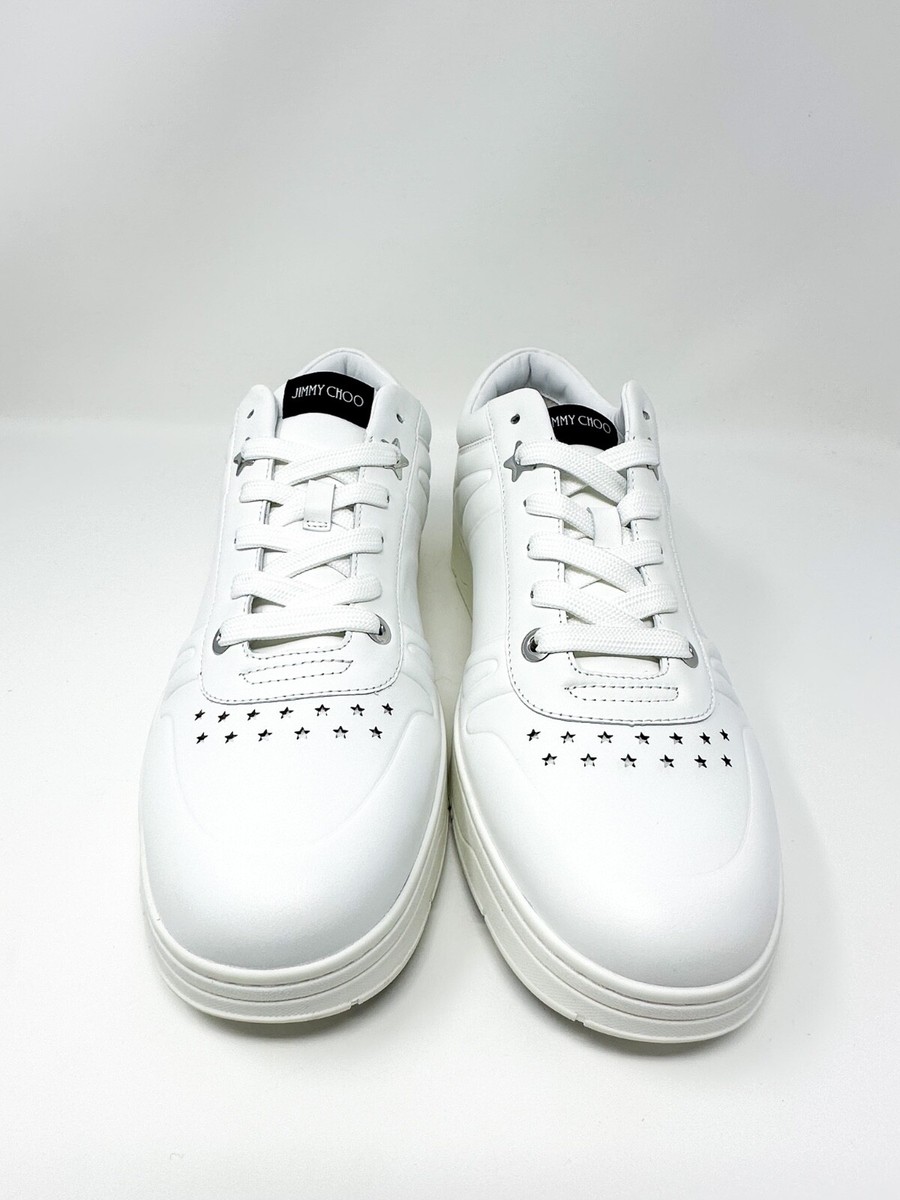 Jimmy Choo Hawaii Leather White Low Top Sneaker 44 | eBay Jimmy Choo Hawaii Leather White Low Top Sneaker 44 | eBay