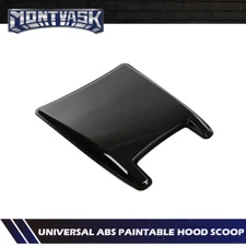 Fit For Camaro Mustang Challenger Sliverado Universal Paintable Hood Scoop Black