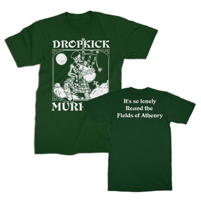 Dropkick Murphys ''Skelly Piper''  Double Sided T-Shirt - S - 3X