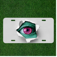 Pink License Plate Custom Name Tag For Car Truck