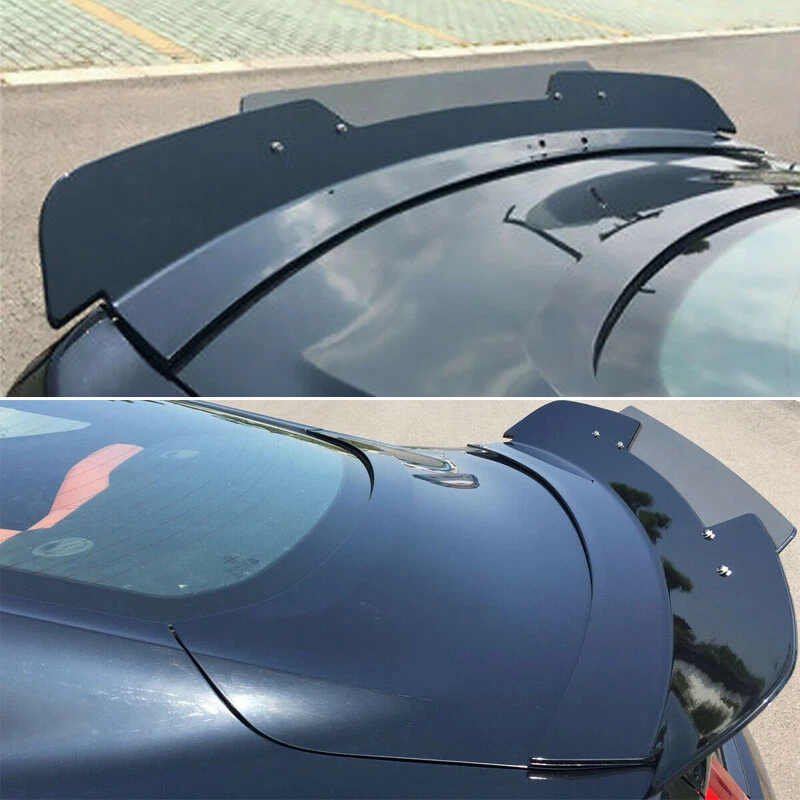Wickerbill Duckbill Trunk Spoiler For Chevrolet Camaro 2016-2023 Smoked+Black  - Image 2 of 4