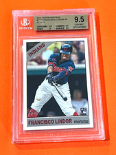 2015 Topps Heritage Francisco Lindor (RC) Action Variation #717 BGS 9.5 GMMT 800