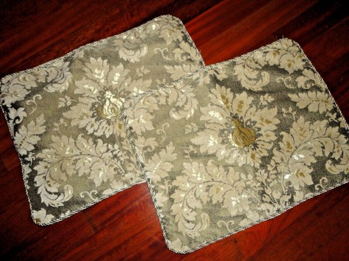 CROSCILL NERISSA FLORAL DAMASK NEUTRAL 