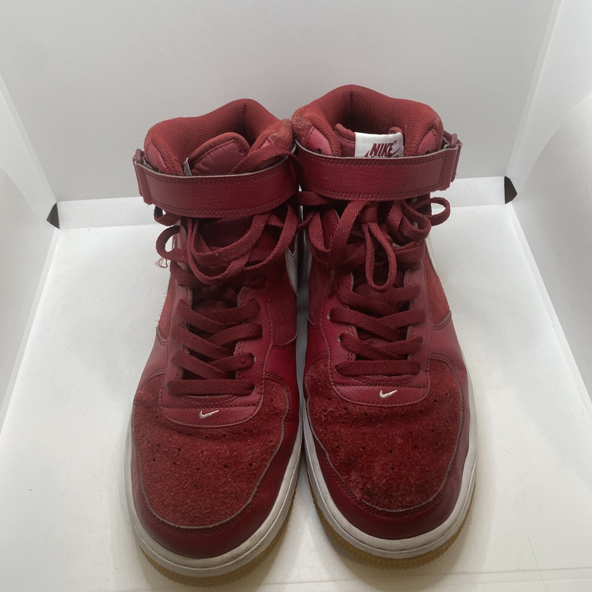 Nike Air Force 1 Men\'s Size  11  ( 315123-608  ) red white gum bottom EUC Nike Air Force 1  main image 3