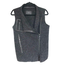 Peace By Vsp Vest Asymmetrical Zip Us 6