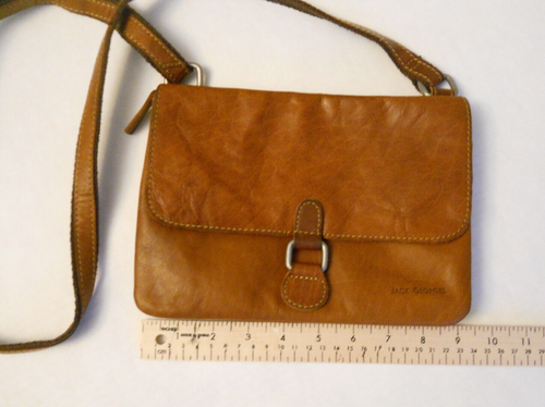 Jack Georges Buffalo Leather Voyager Wallet on a String Crossbody Shoulder Bag - Picture 5 of 11