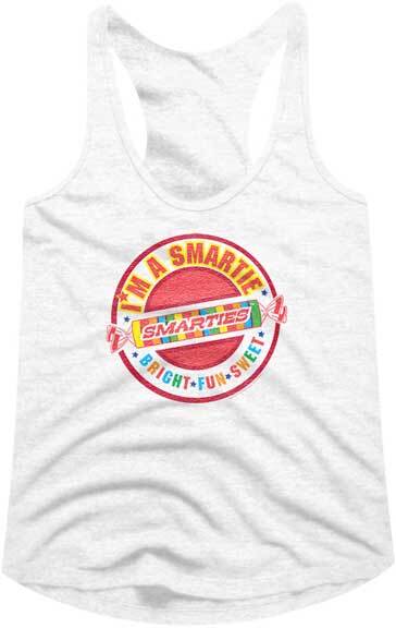 Smarties Candy I'm A Smartie Bright Fun Sweet Women's Tank Top T