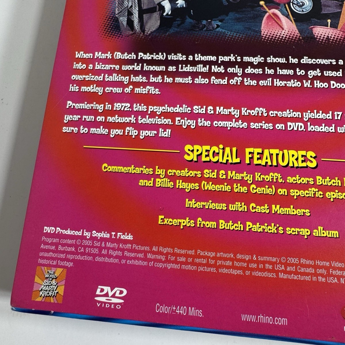 Lidsville The Complete Series DVD 3 Disc Set Sid & Marty