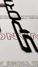 Sportage Overlay Letters in Matte Black