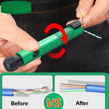 Network Cable Untwist, Engineer Straightener for Category 5/6/7 Crystal Cables