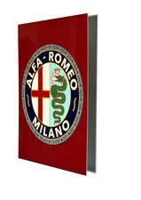 Alfa Romeo Emblem Metal Sign, Small