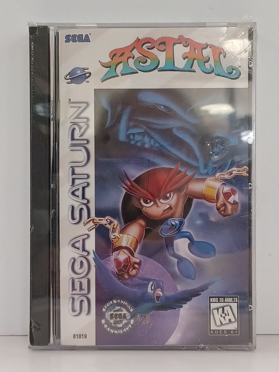 ASTAL Game for Sega SATURN 1995 NEW FACTORY SEALED SHRINK WRAP