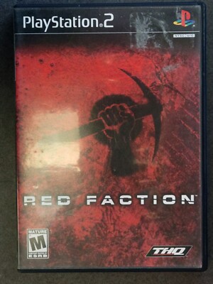 Red Faction (Sony PlayStation 2, 2001, Black Label, THQ) PS2 **COMPLETE**