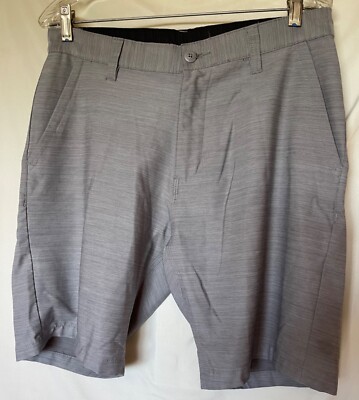 SUN DIEGO MEN'S SURF BOARD SHORTS, GRAY, 32, EUC barely worn
