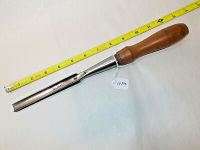 BUCK BROS. Vintage 1/2'' Wide Woodworker's Gouge, Stag Logo, 12-1/2'' Long