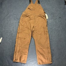 Sorel Men's SZ XXL Framer Quilt Lining Bib Overalls Lined Insulated Brown