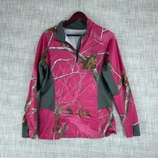 Real Tree Pink Camo sweatshirt Womens Size L 2624