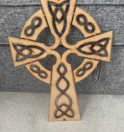 Large 3D wooden Viking Norse Thor Hammer Sign Wall Door Hanging Plaque unpainted - Picture 8 of 10