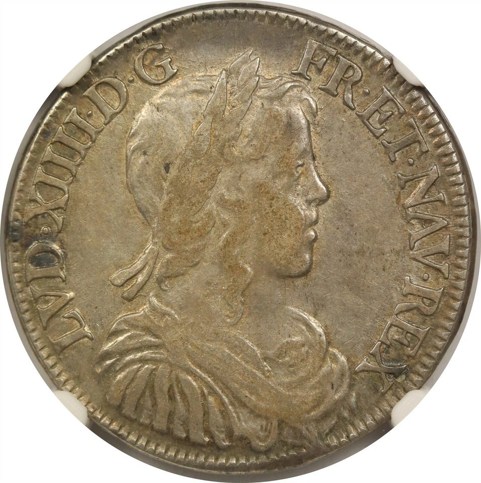 1649G France Silver 1/2 ECU NGC XF 45 Pop= 1/3 - Image 3 of 4