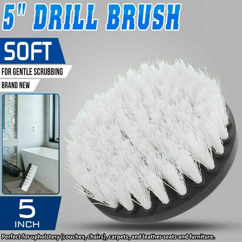 5in Electric Drill Soft Brush For Carpet Leather&Upholstery Cleaning