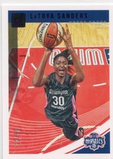 2019 Panini Donruss WNBA LATOYA SANDERS #48 PRESS PROOF #12/99 MYSTICS