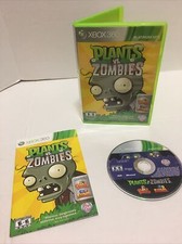 PLANTS VS ZOMBIES MICROSOFT XBOX 360 COMPLETE. Tested. CIB