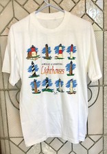 Coastal Lighthouse Graphic Tee 1997 Size M Made in USA
