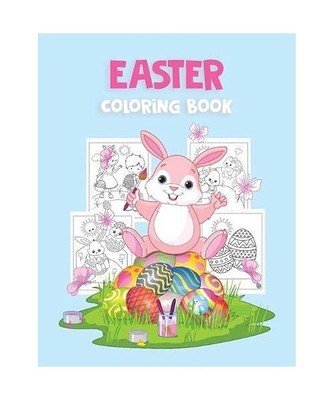Easter Coloring Book: Beautiful Easter Coloring Book with 30 Cute and Fun Images