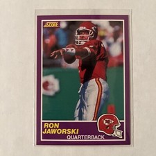 1989 Score Supplemental Ron Jaworski Football Card #368S Mint NFL