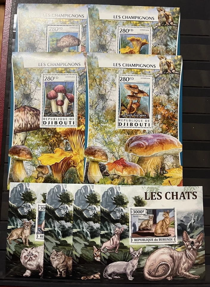 15 juegos de mariposas/aves/loros/búhos/dinosaurios - MNH** ¡6 escaneos! Foto 2 de 4