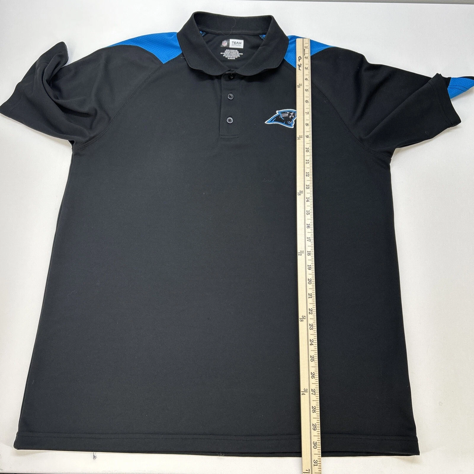  carolina panthers nfl apparel short sleeve polyester polo shirt