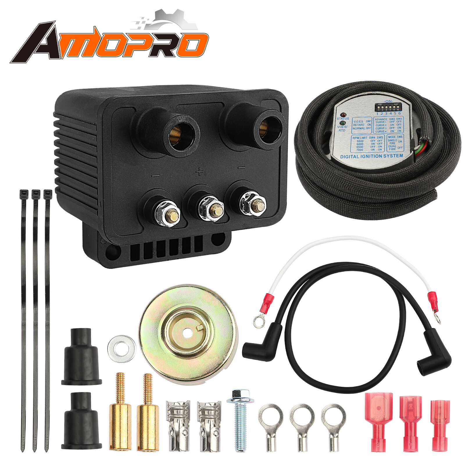 Harley Big Twin Evo XL 53-660 Ultima Single Fire Programmable Ignition Kit