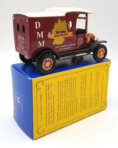 Matchbox MoY Yesteryear Y12 Ford Model T DMM & MCCD. German Code 2 - Picture 2 of 2