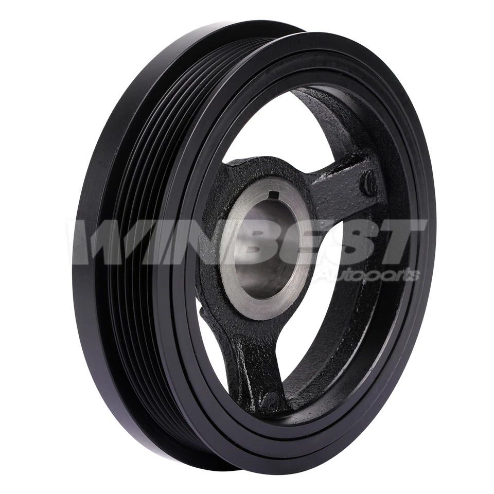 Kit de componentes de cinturón serpentino equilibrador armónico para Buick Cadillac GMC Saturn Foto 4 de 4