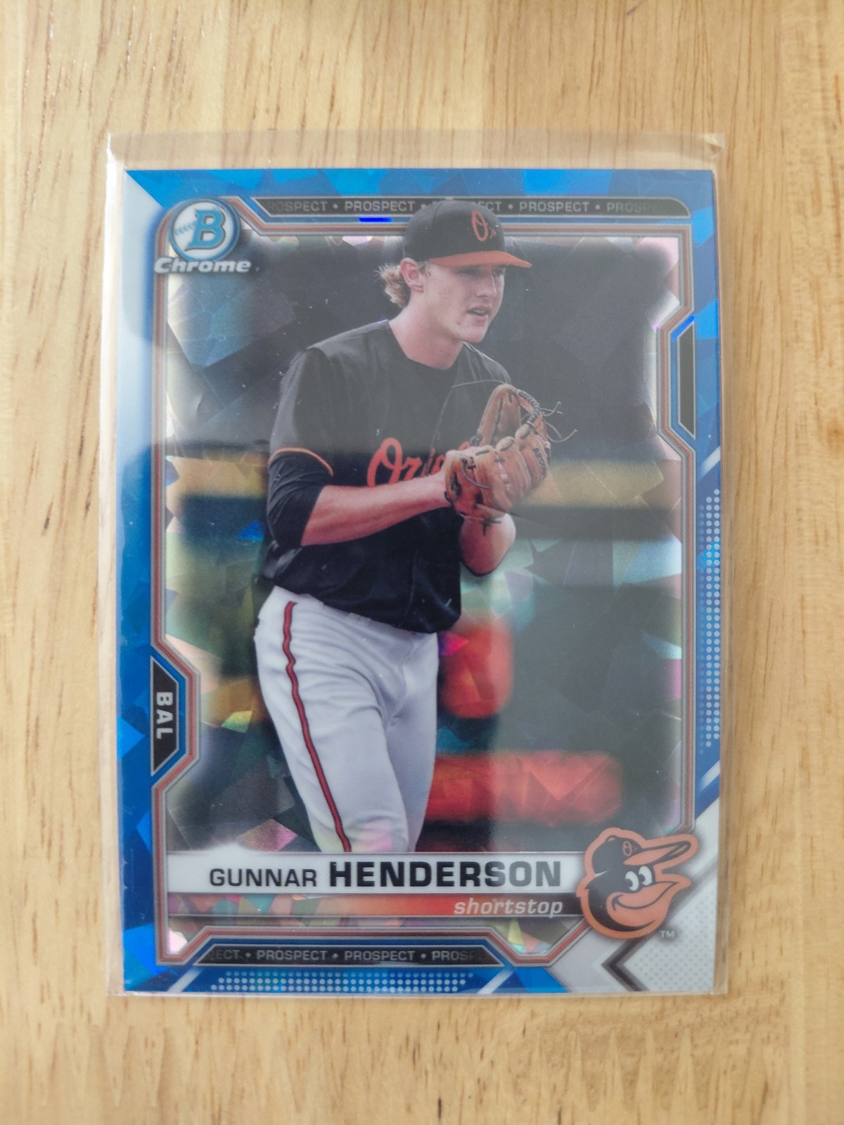 Gunnar Henderson 2021 Bowman Sapphire Edition - Chrome Prospects (RC) Orioles 