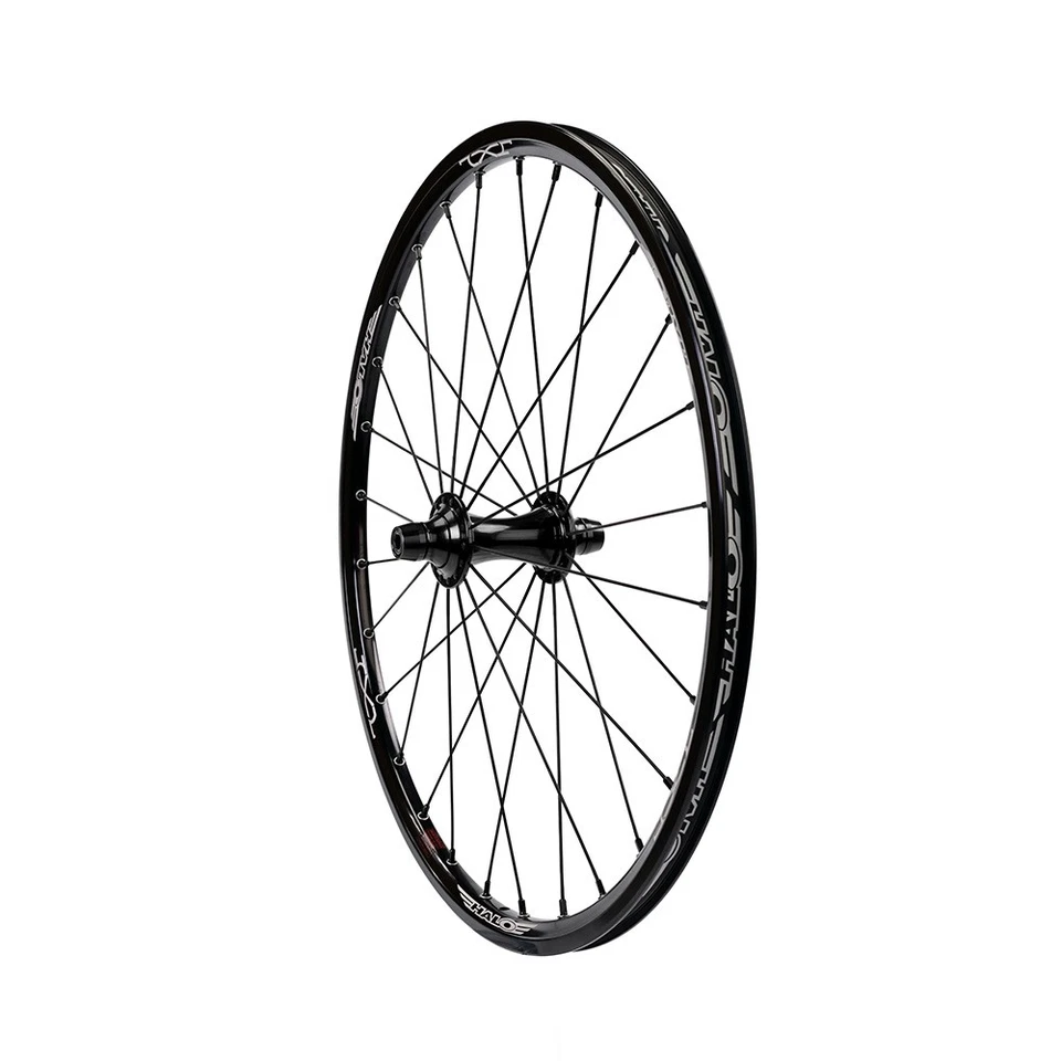 Halo 20" -1/8" Front Wheel JX2 Junior BMX Race Black