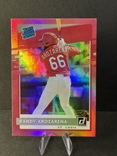 Randy Arozarena 2020 Panini Donruss Holo Pink #51 (Rated Rookie) Mariners