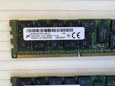 Micron 64GB 4x16GB DDR3 DIMM PC3L-12800R-11-13-E2 ECC Registered RAM