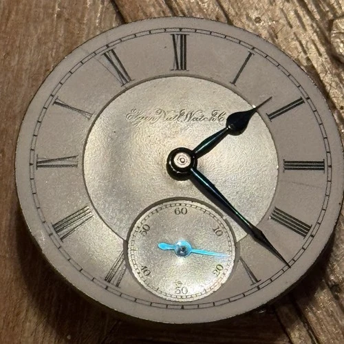 ANTIQUE 18s ELGIN GRADE 70 BW RAYMOND 15j POCKET WATCH MVNT...PARTS or REPAIR