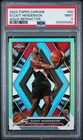 2023 Topps Chrome Basketball Aqua Refractor Scoot Henderson #60 PSA 9