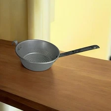 Vintage Wear-Ever #3101 Aluminum Colander/Strainer w/Handle & Hook 6.5" Diameter