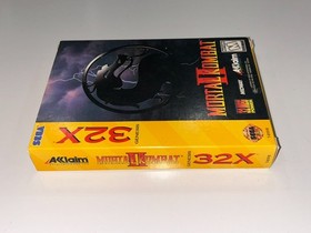 Mortal Kombat II (Sega 32X, 1994) CIB Complete in Box with Manual N MINT