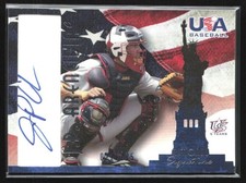 J.P. Arencibia 2007 USA Baseball Box Set Signatures Blue Auto /275 B #A-20 USA