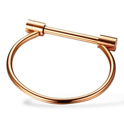DAMEN ARMBAND EDELSTAHL ROSE GOLDFARBEN MOD B