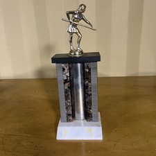 Female Pool Billiards Player Trophy 11  