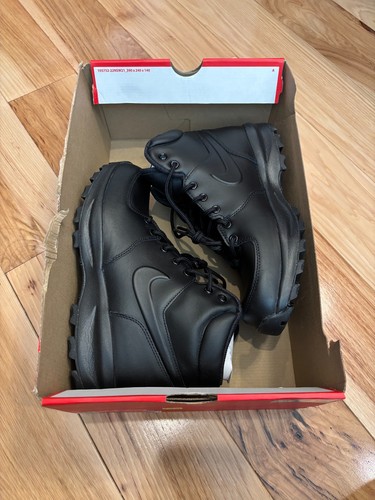 Nike Manoa Leather Triple Black 454350 003 Men's Size 11 - Picture 10 of 11